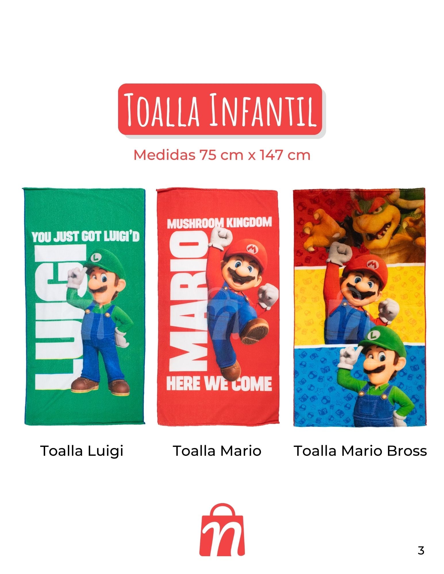 Paquete toallas nenis