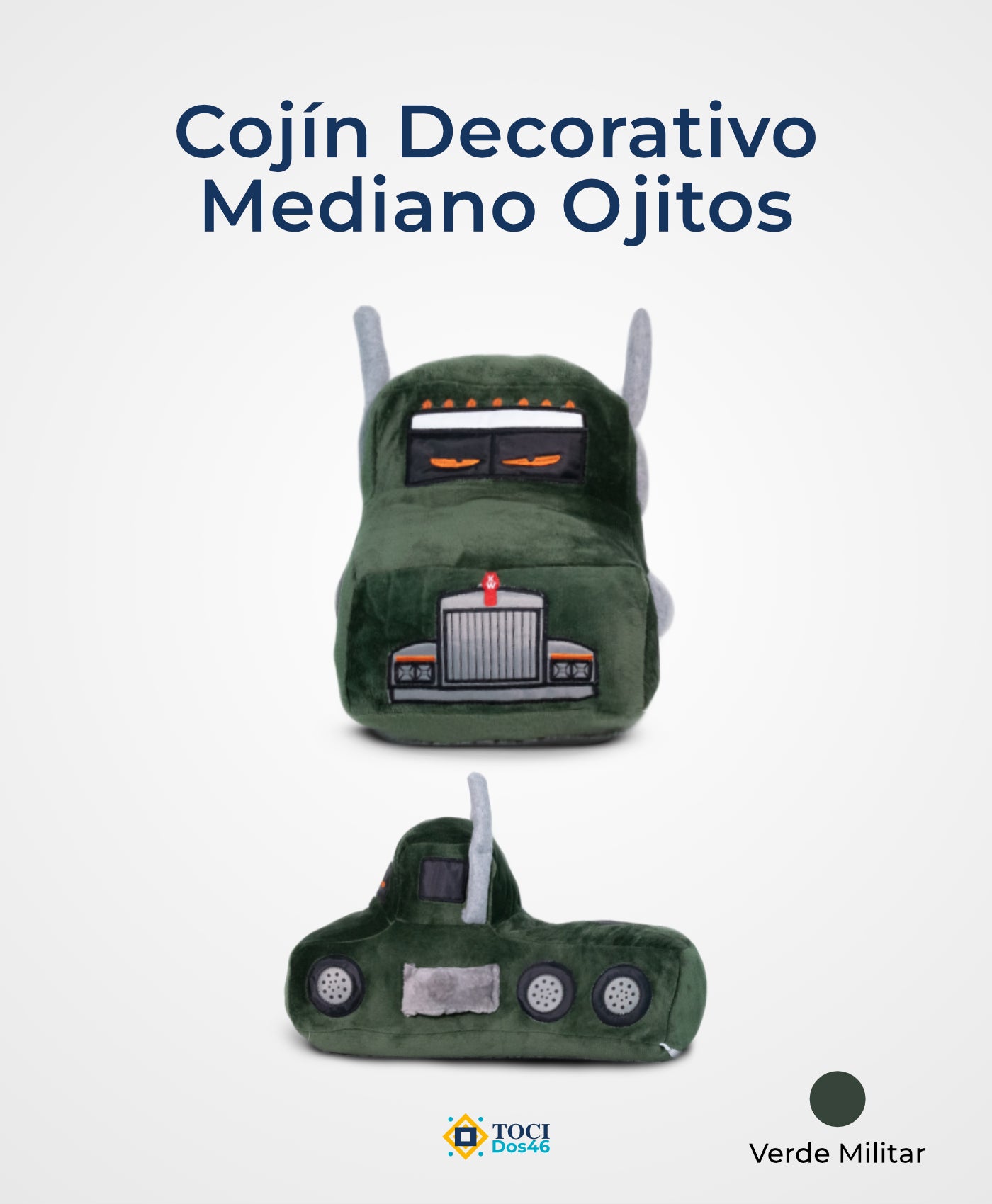 Cojín Decorativo Mediano Ojitos