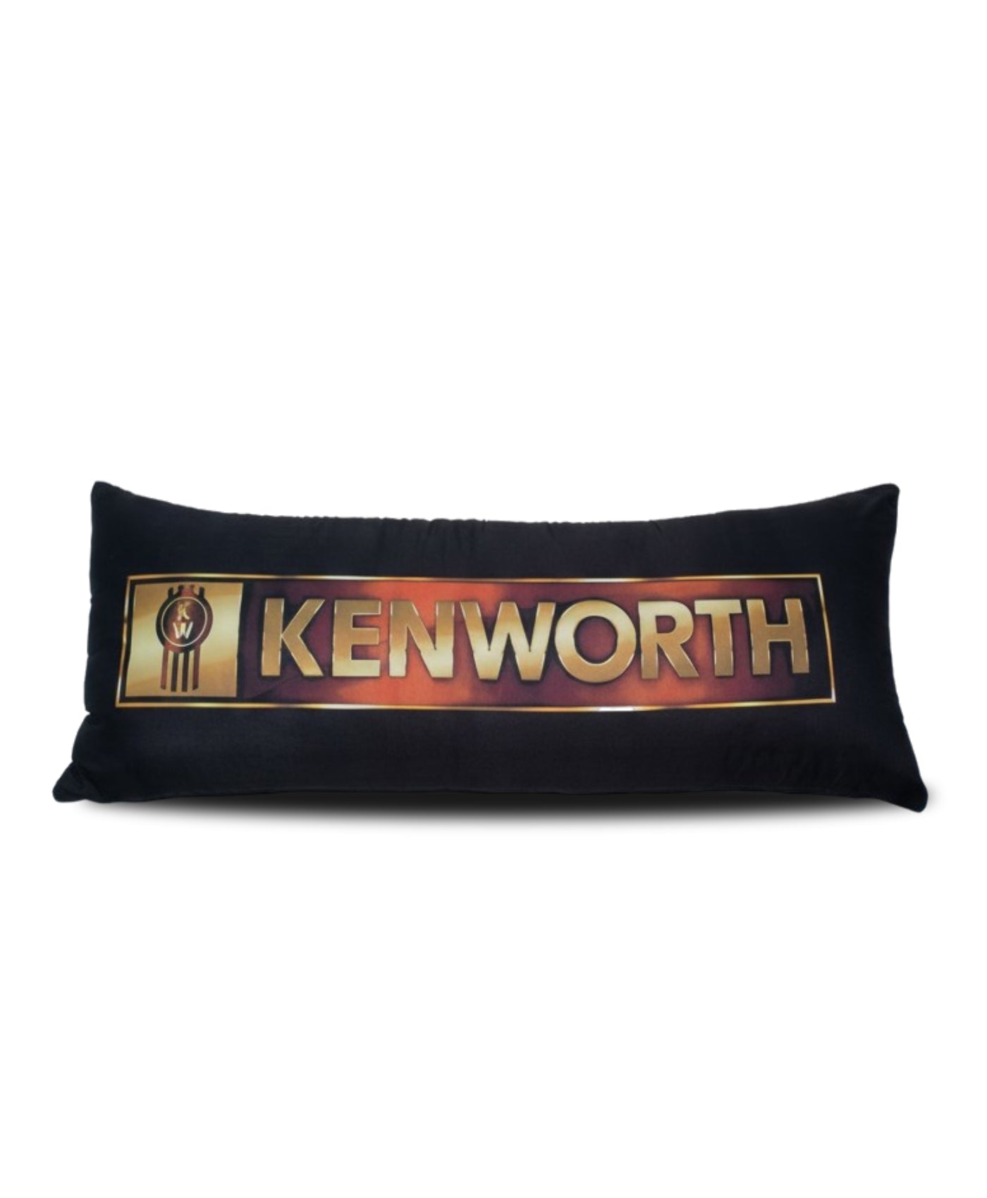 Almohada Jumbo Tráiler Kenworth Naranja , Amarillo y Rojo