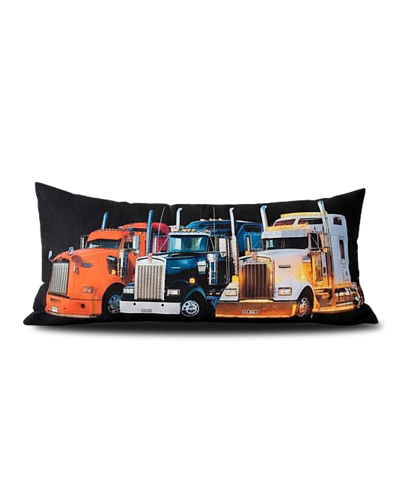 Almohada Jumbo Tráiler Kenworth Rojo , Negro y Blanco