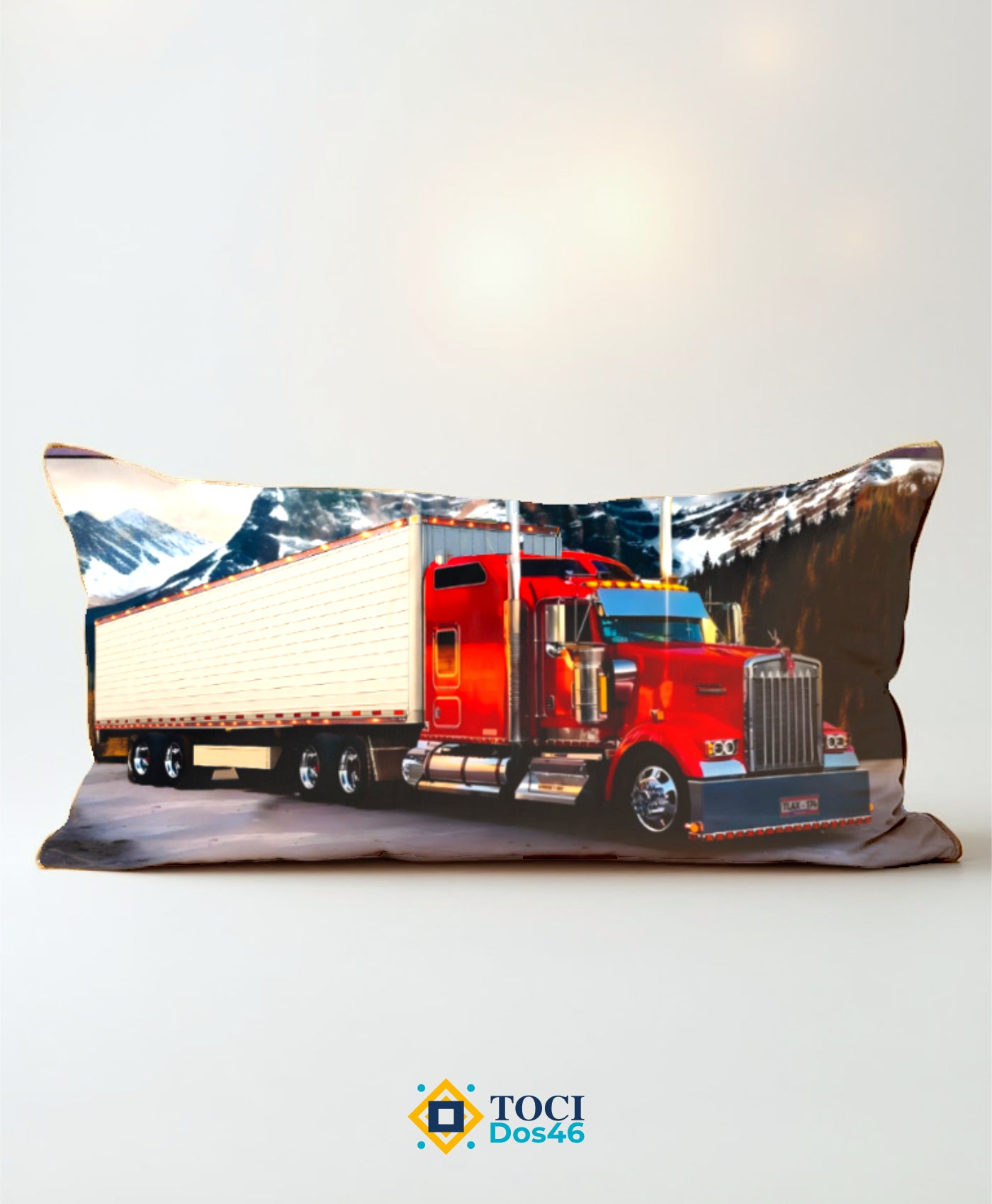 Almohada Jumbo Tráiler Rojo