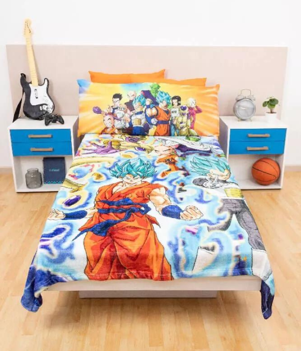 Cobertor Individual Dragon Ball Universo