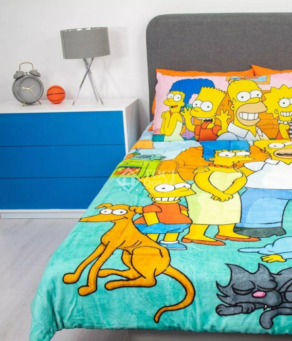Edredón Matrimonial Los Simpson