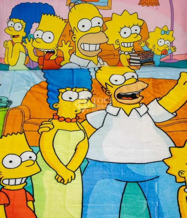 Edredón Matrimonial Los Simpson