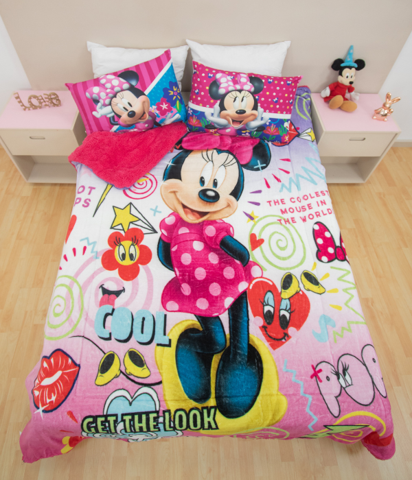 Edredón Matrimonial Minnie Pop