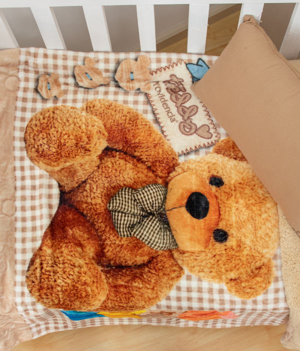 Edredón Cunero Micrograbado Teddy Baby