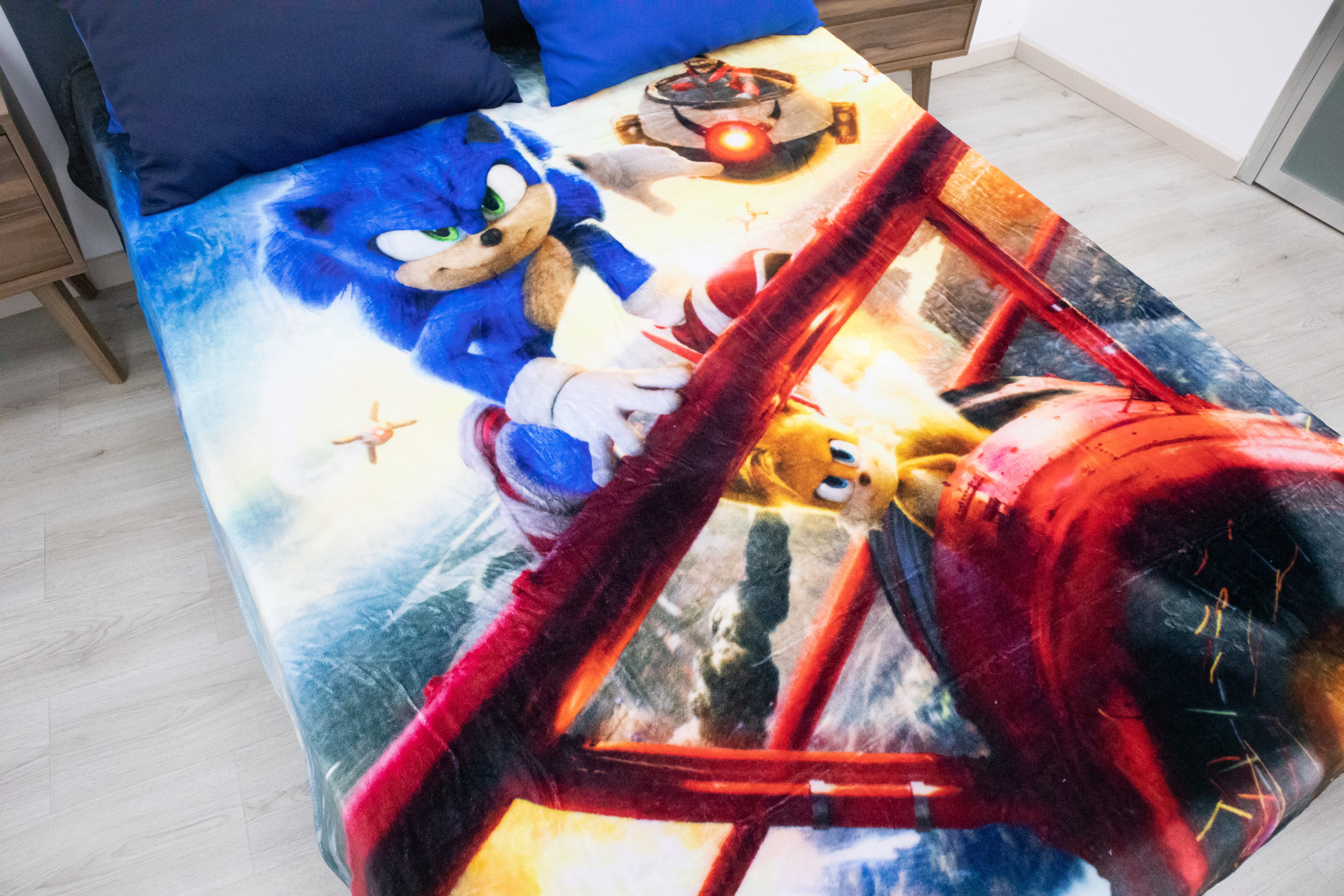 Cobertor Ligero Matrimonial Sonic Avioneta