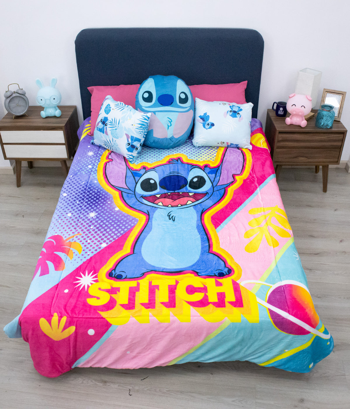 Edredón Matrimonial Stitch Feliz