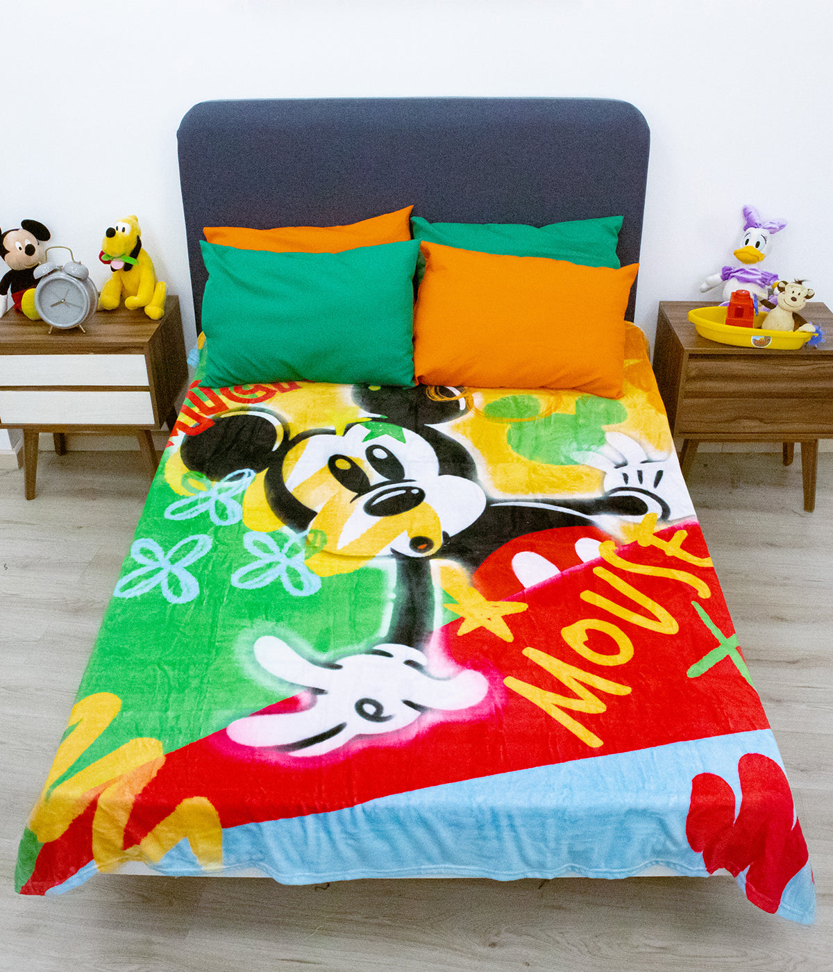 Cobertor Matrimonial Mickey Amarillo