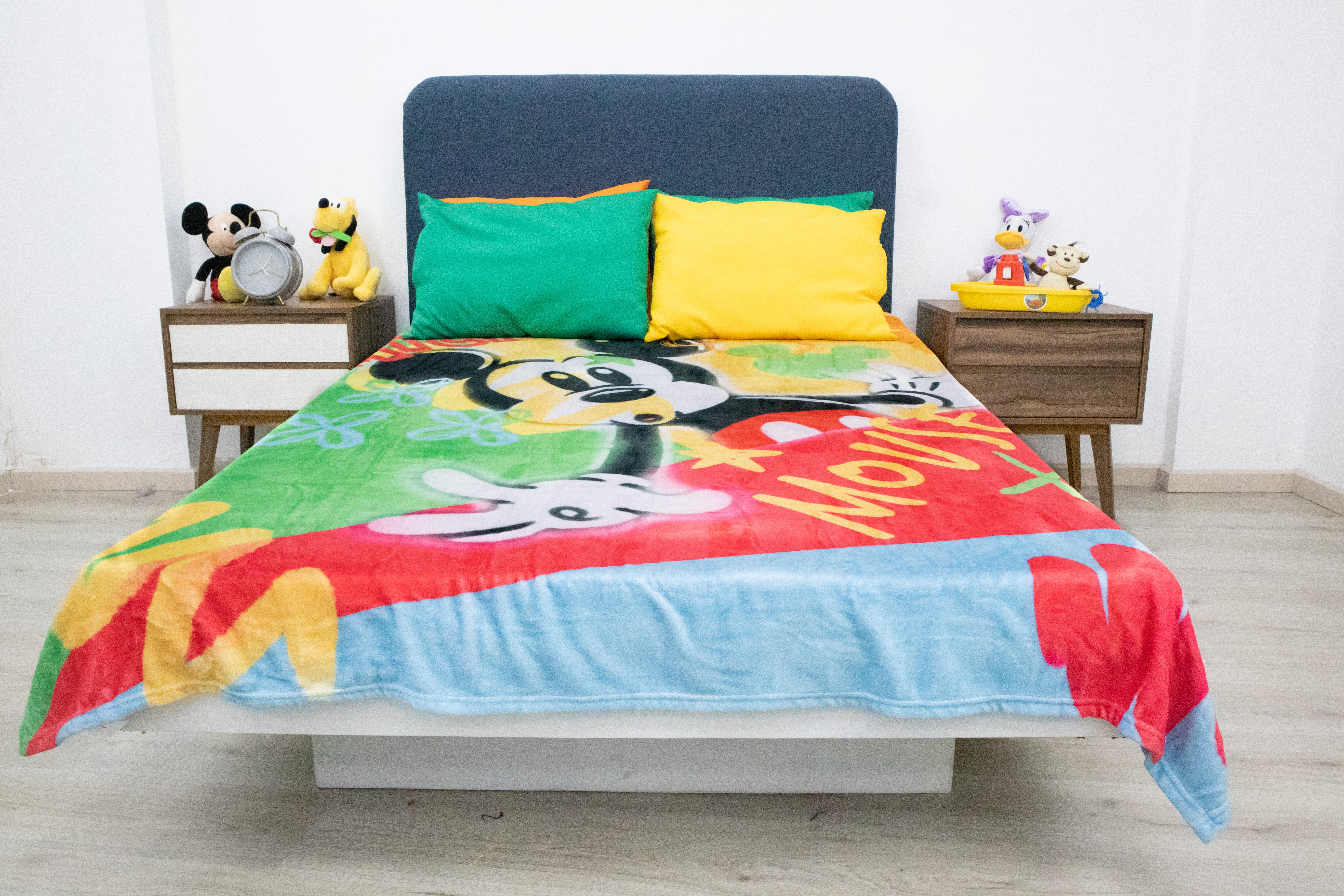 Cobertor Matrimonial Mickey Amarillo
