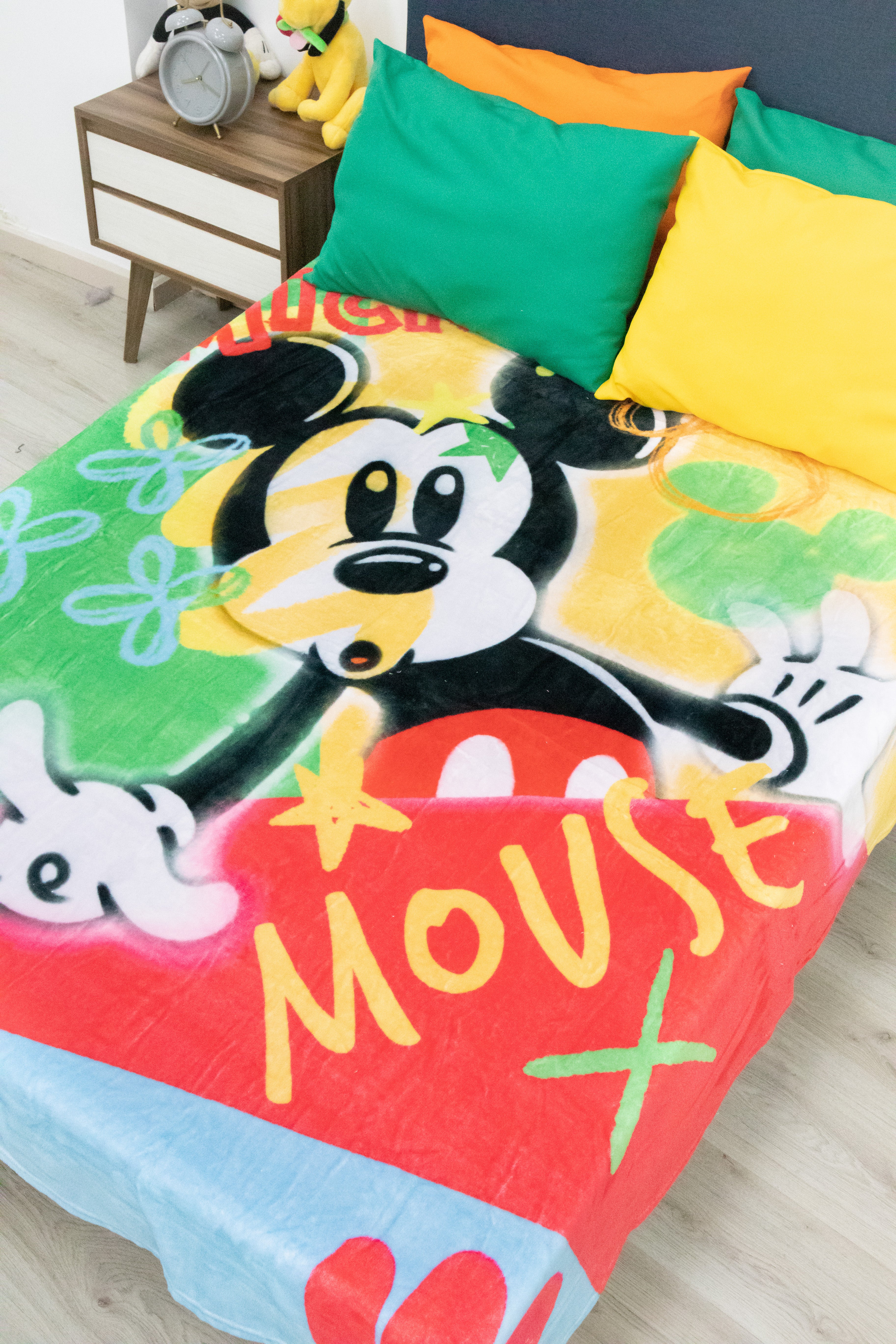 Cobertor Matrimonial Mickey Amarillo