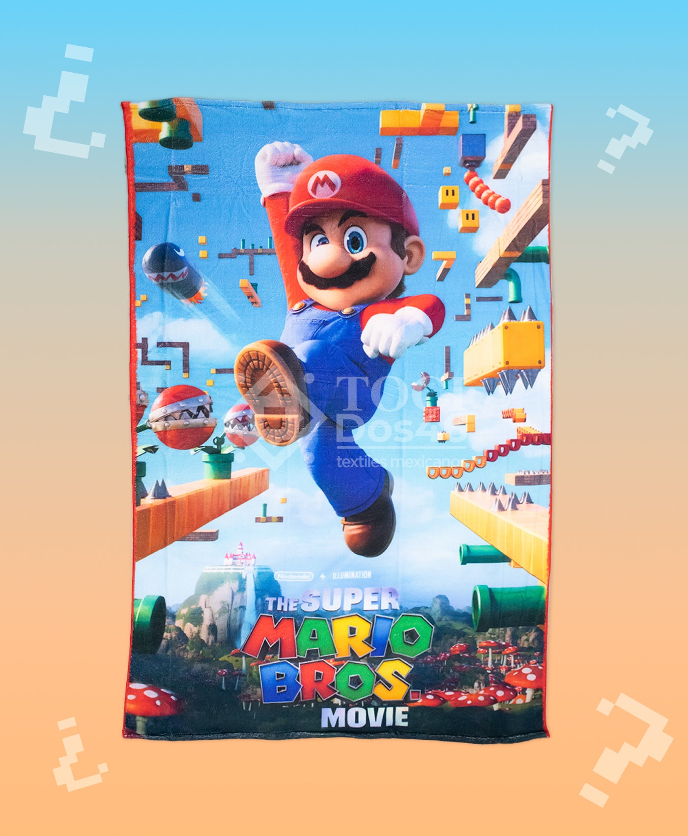 Toalla Jumbo Mario Bros Power