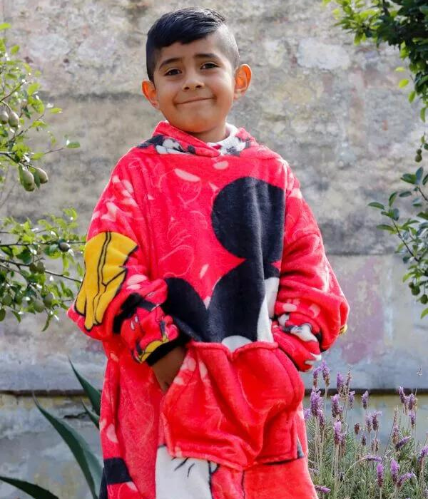 Sudadera Mickey Mouse- Infantil Roja