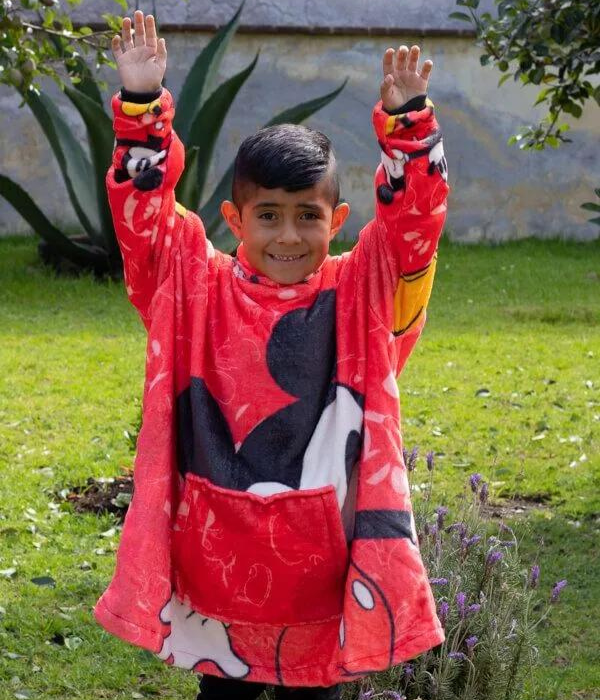 Sudadera Mickey Mouse- Infantil Roja