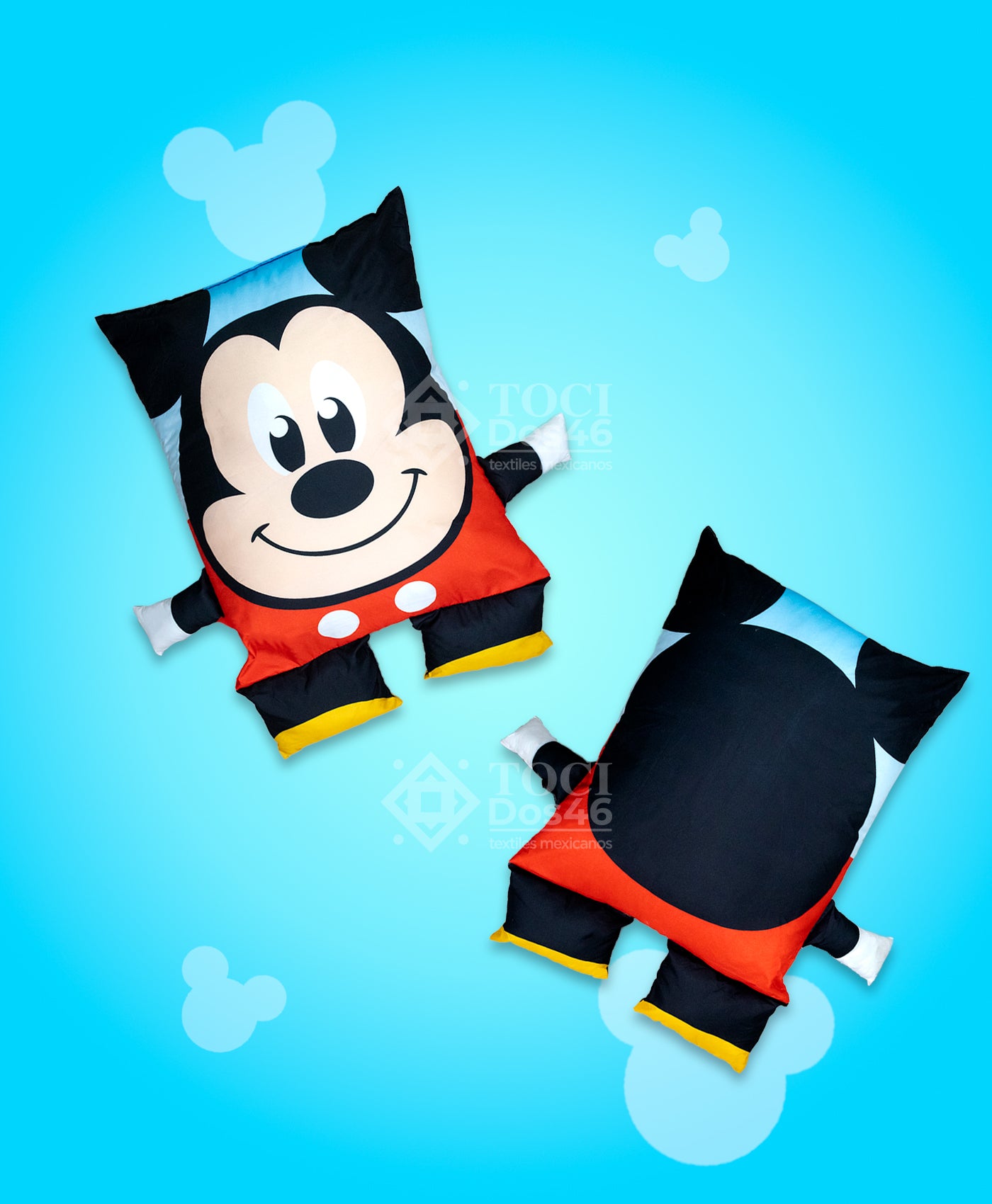 Almohada Feliz Mickey Rojo