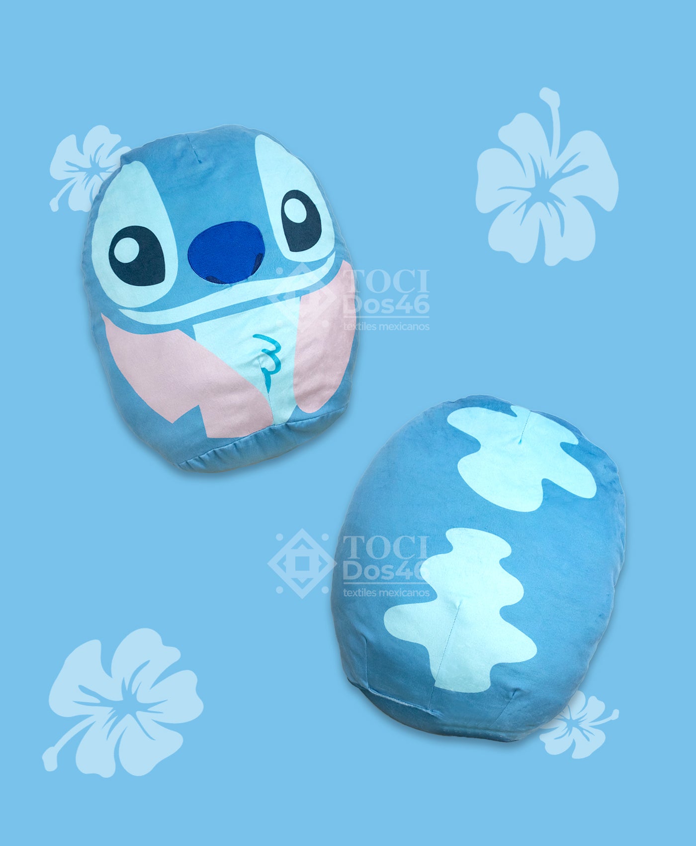 Almohada Abrazable Stich Azul