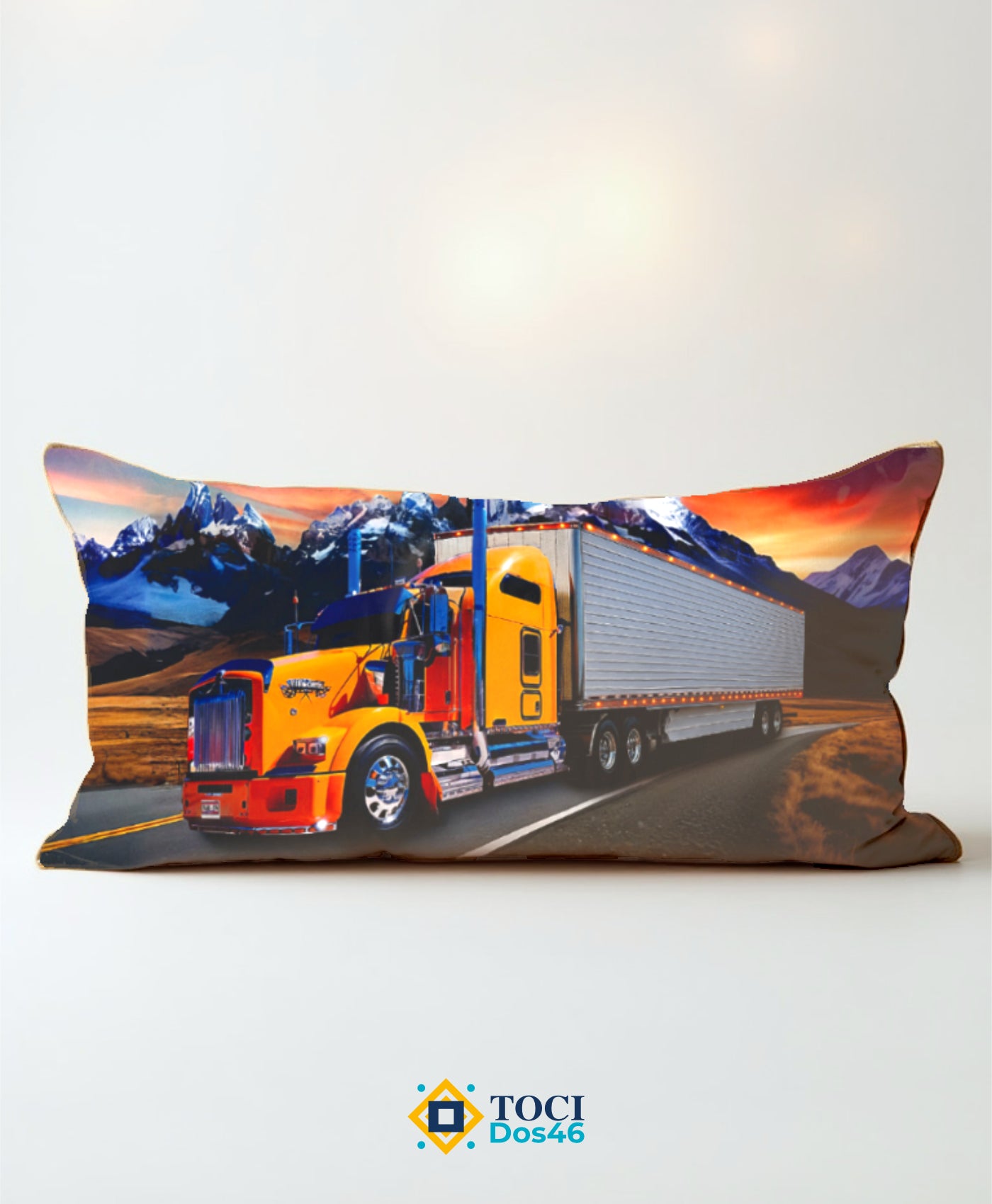 Almohada Jumbo Tráiler Amarillo