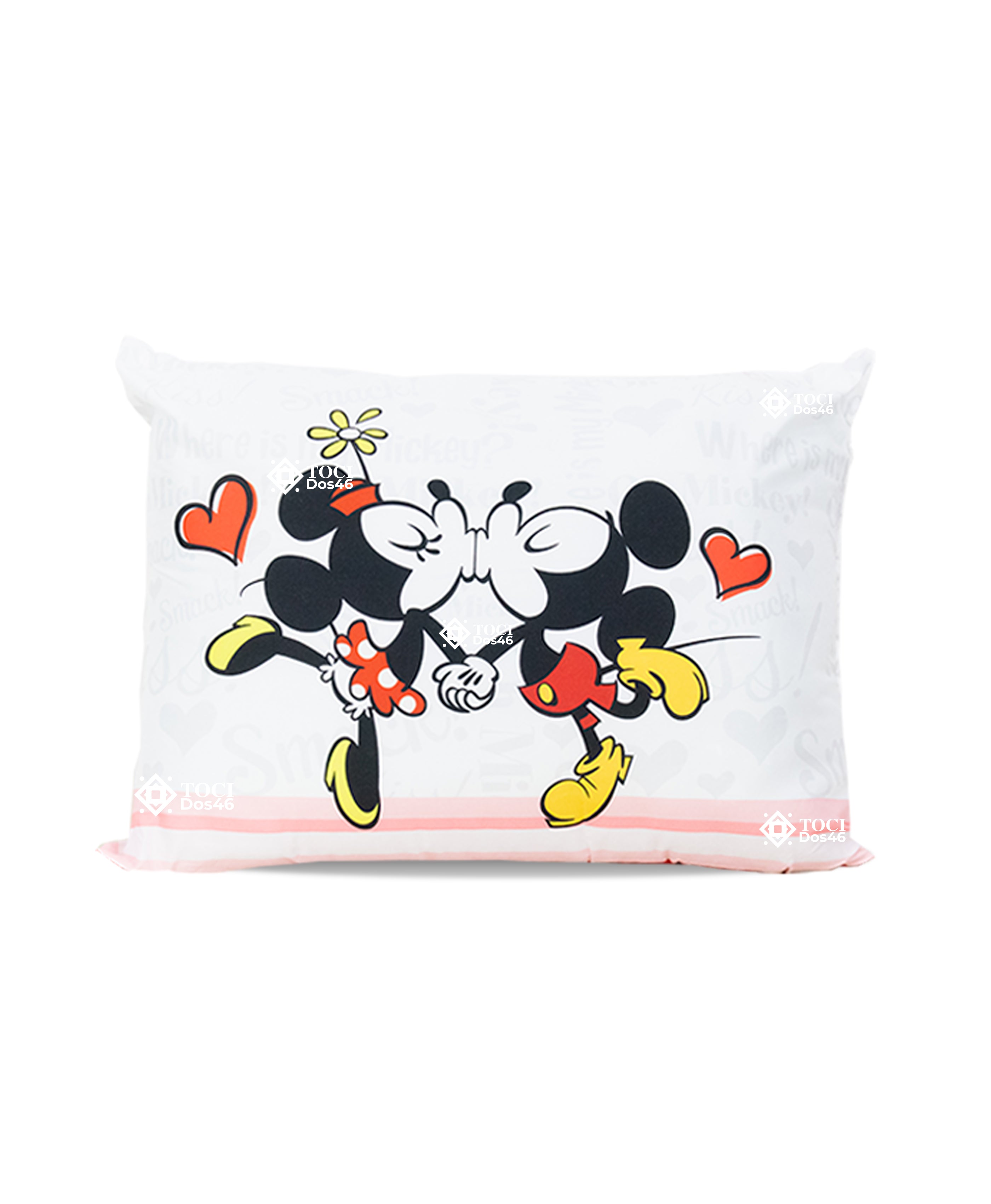 Almohada Mickey & Minnie Beso