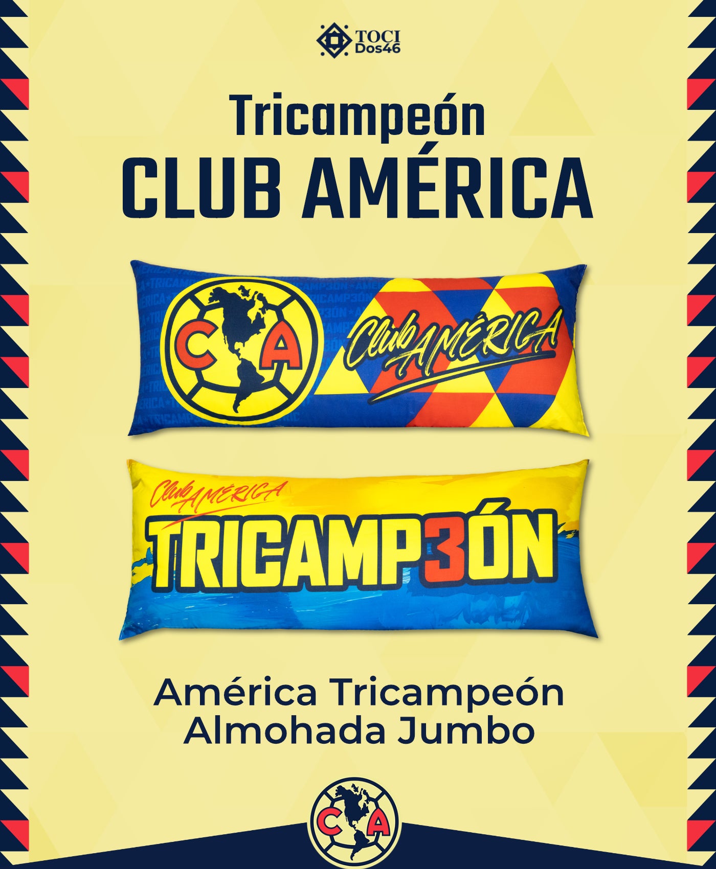 Kit 1 América Tricampeón