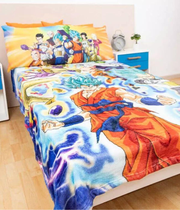 Cobertor Ligero Individual Dragon Ball Universo