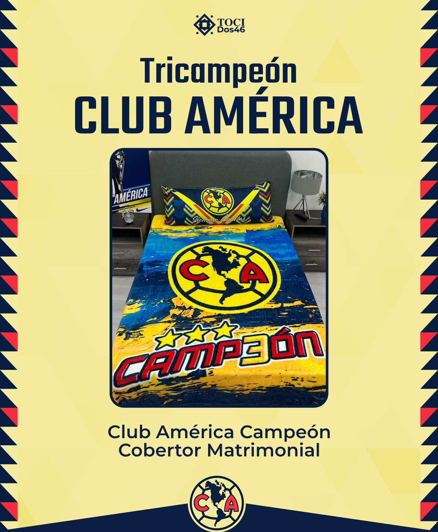 Kit 1 América Tricampeón