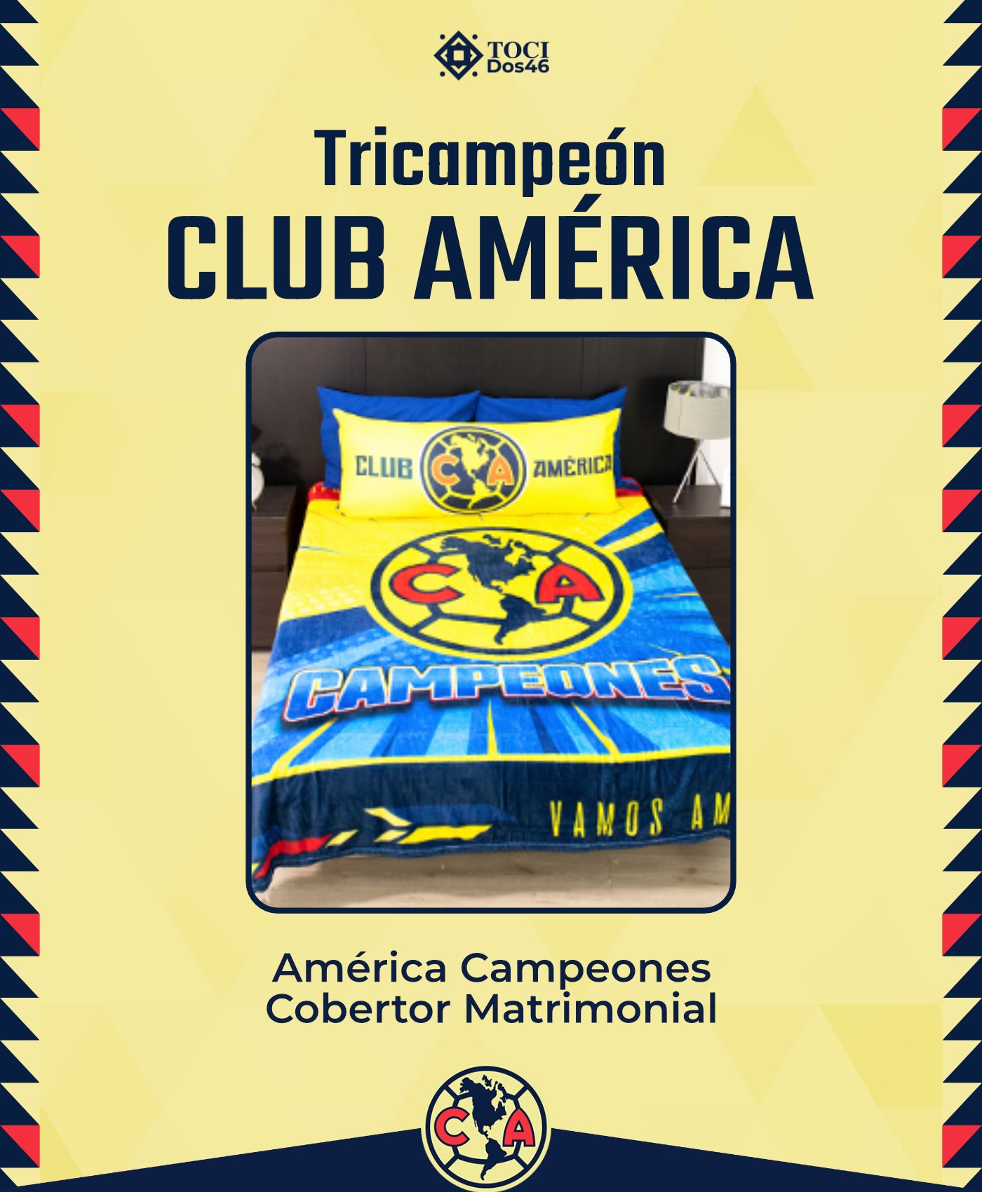 Kit 1 América Tricampeón