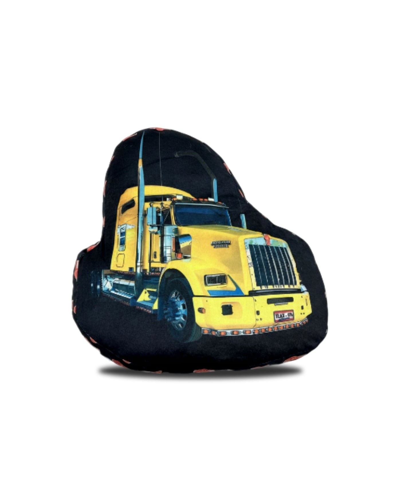 Cojín Cuadrado Tráiler Amarillo