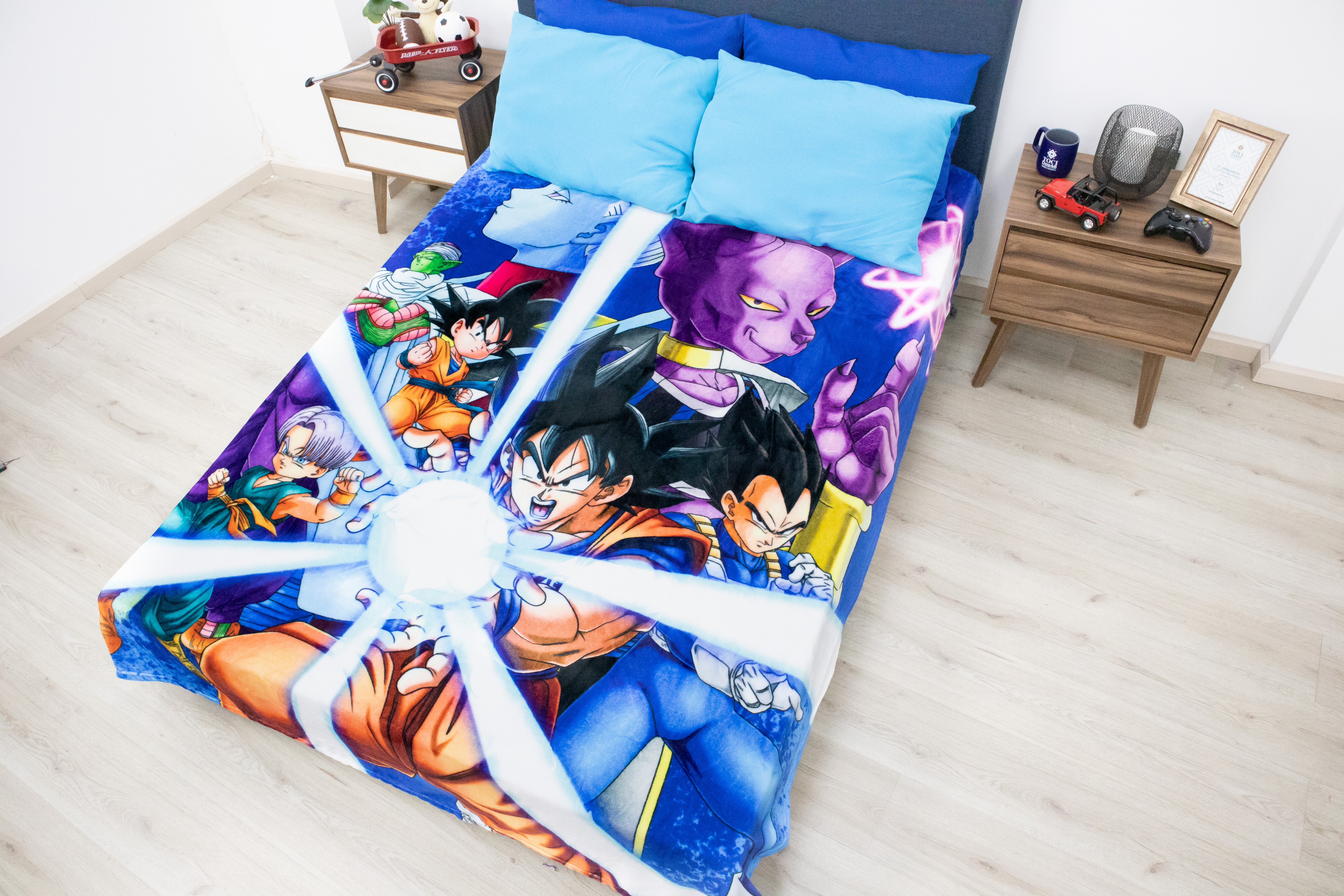 Cobertor Ligero Matrimonial Dragon Ball Kameha