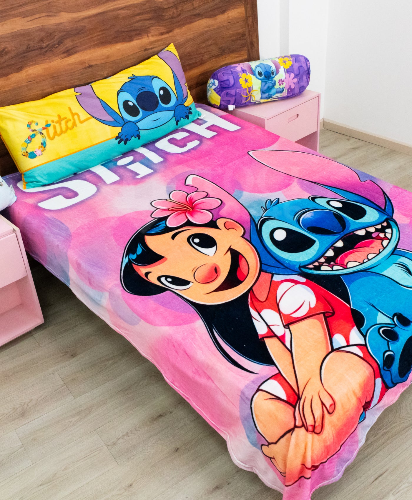 Cobertor Ligero Matrimonial Lilo y Stitch