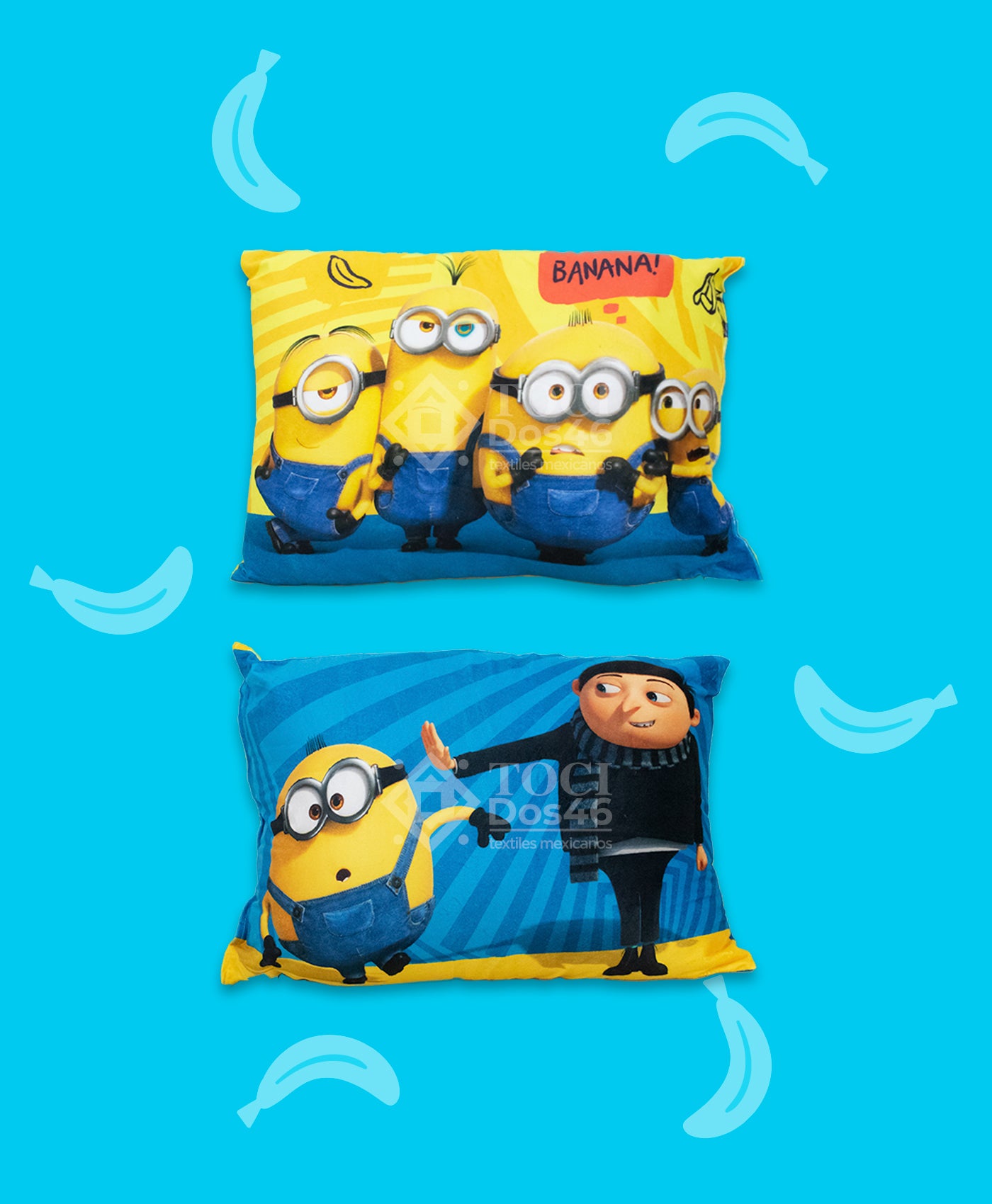 Almohada Full Print Minions Banana