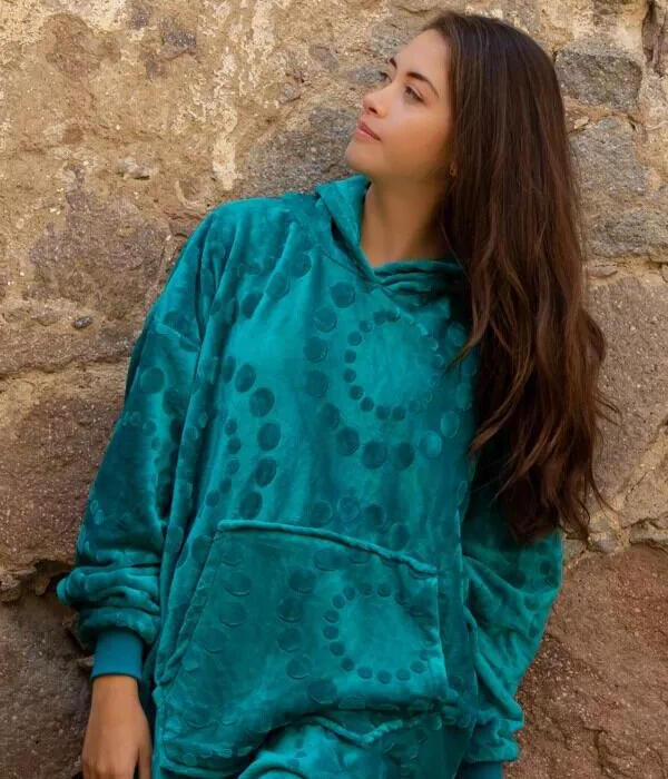 Sudadera Verde Unisex