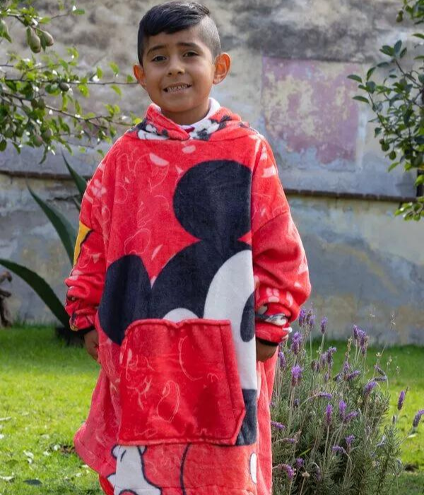 Sudadera Mickey Mouse- Infantil Roja