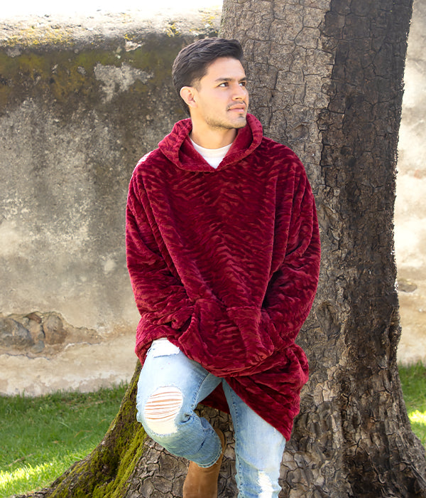 Sudadera Jumbo Vino Atigrado