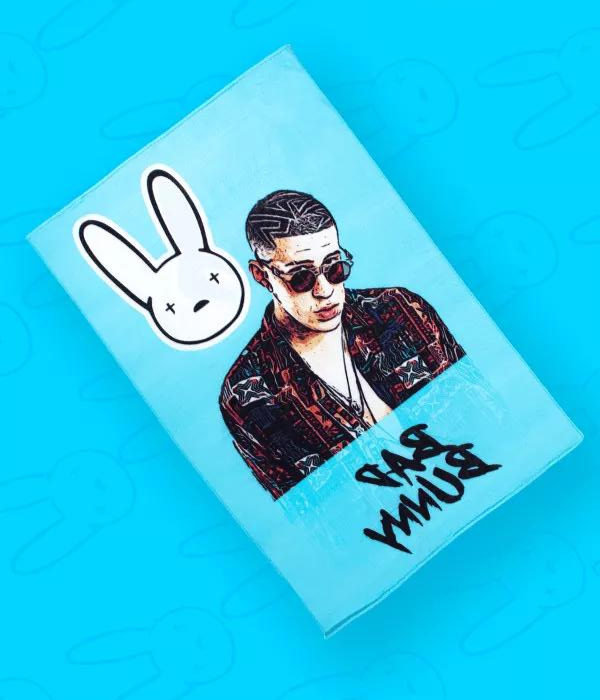 Toalla Bad Bunny Azul