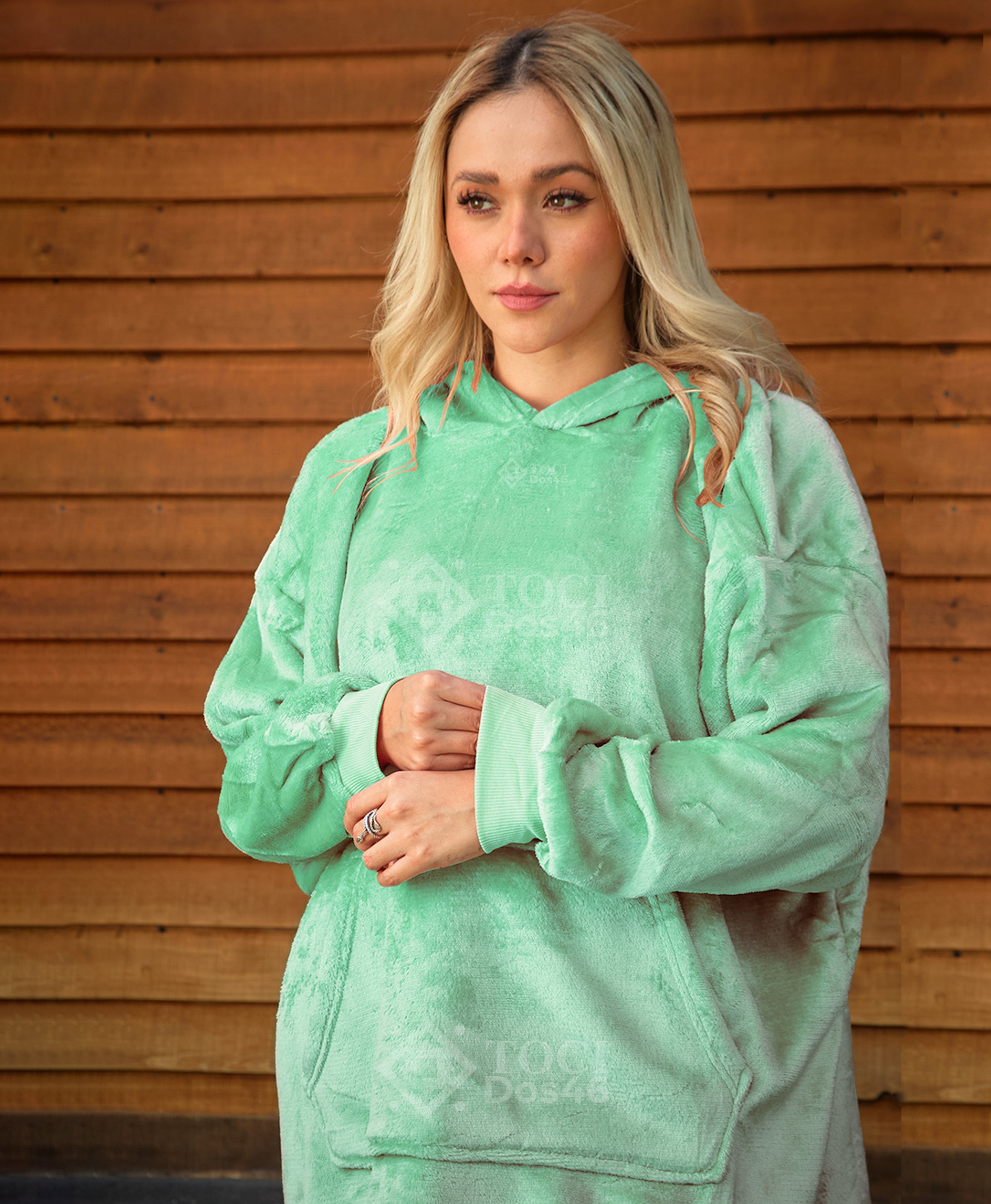 Sudadera Jumbo Verde Pistache